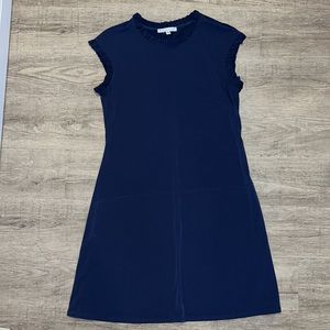 Navy blue shift dress